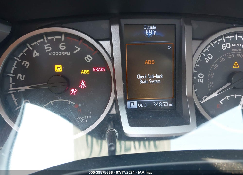 2019 TOYOTA TACOMA SR5 V6 VIN: 3TMCZ5AN7KM278369