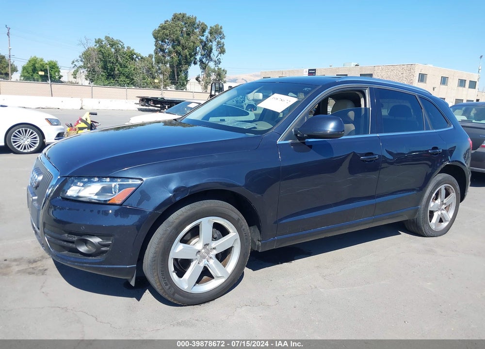 2012 AUDI Q5 2.0T PREMIUM VIN: WA1LFAFP5CA076540