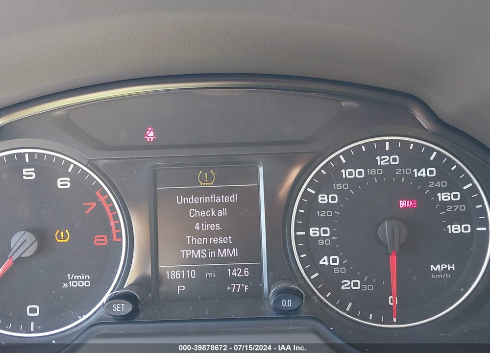 2012 AUDI Q5 2.0T PREMIUM VIN: WA1LFAFP5CA076540