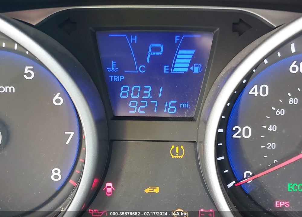 2013 HYUNDAI TUCSON LIMITED VIN: KM8JU3AC9DU681739