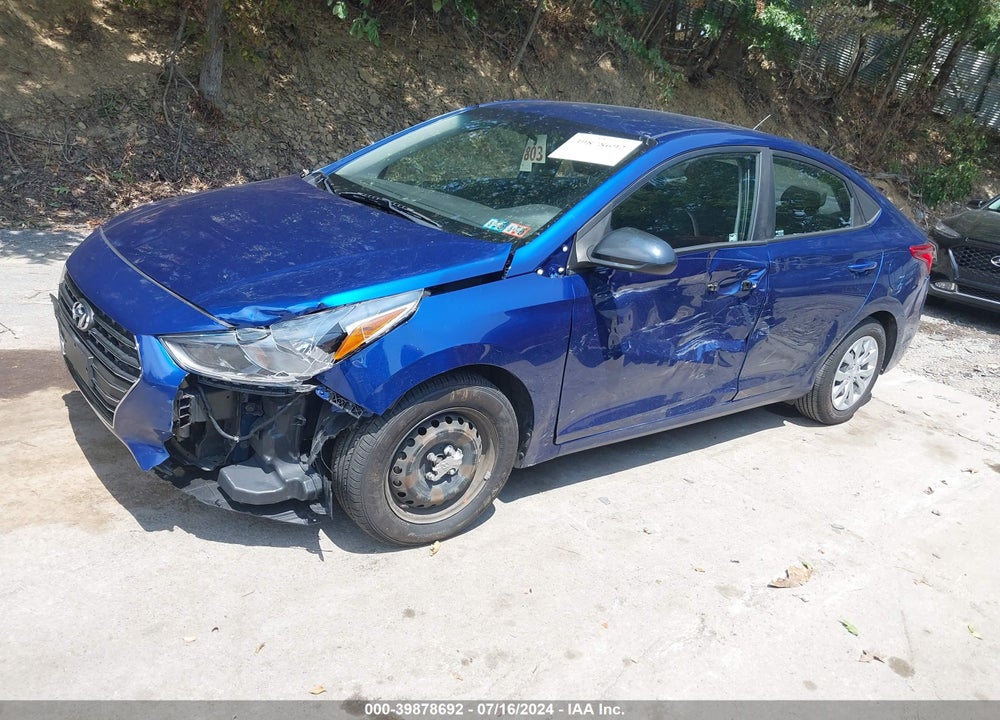 2019 HYUNDAI ACCENT VIN: 3KPC24A35KE083054