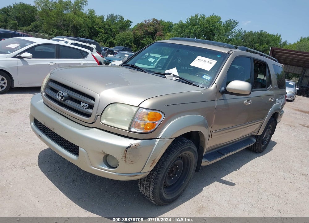 2003 TOYOTA SEQUOIA SR5 V8 VIN: 5TDZT34A63S189001