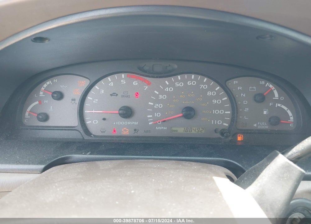 2003 TOYOTA SEQUOIA SR5 V8 VIN: 5TDZT34A63S189001