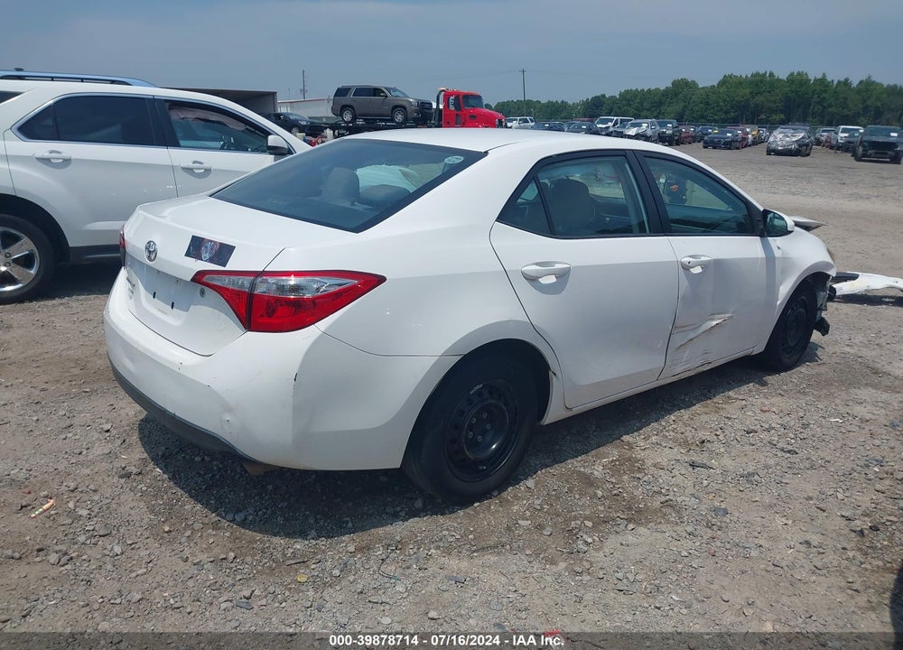 2014 TOYOTA COROLLA L VIN: 2T1BURHE8EC108803