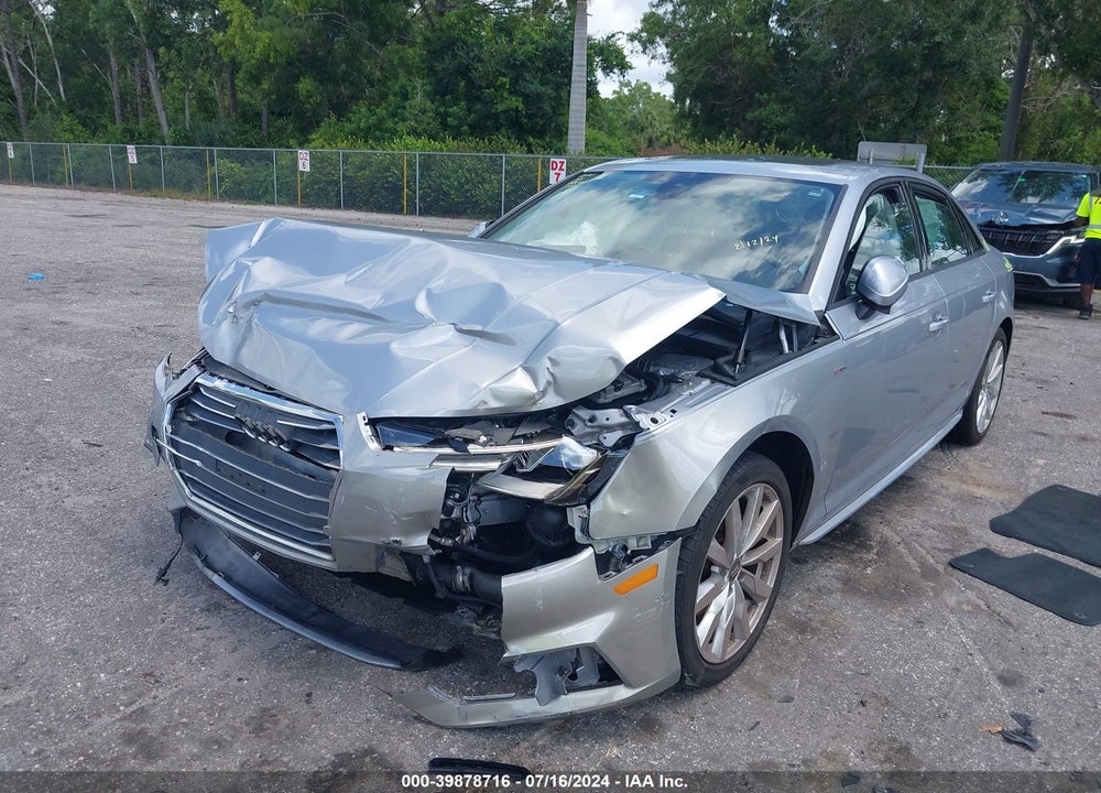 2018 AUDI A4 2.0T TECH ULTRA PREMIUM/2.0T ULTRA PREMIUM VIN: WAUKMAF40JA208322