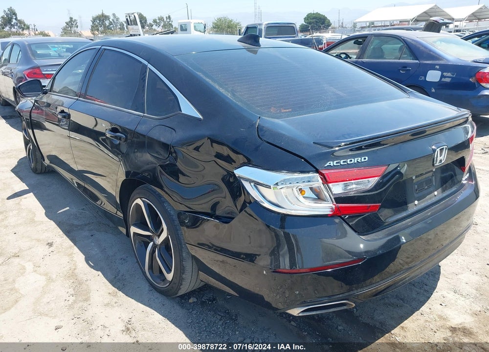 2021 HONDA ACCORD SPORT VIN: 1HGCV1F37MA070540