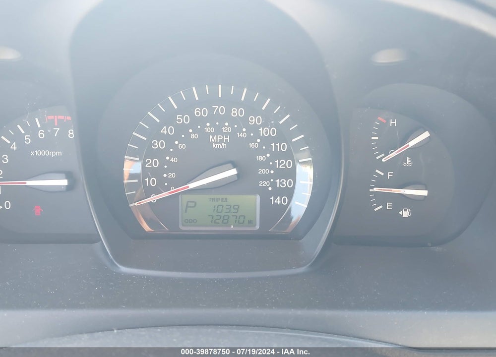 2009 KIA SPECTRA LX VIN: KNAFE222495639971
