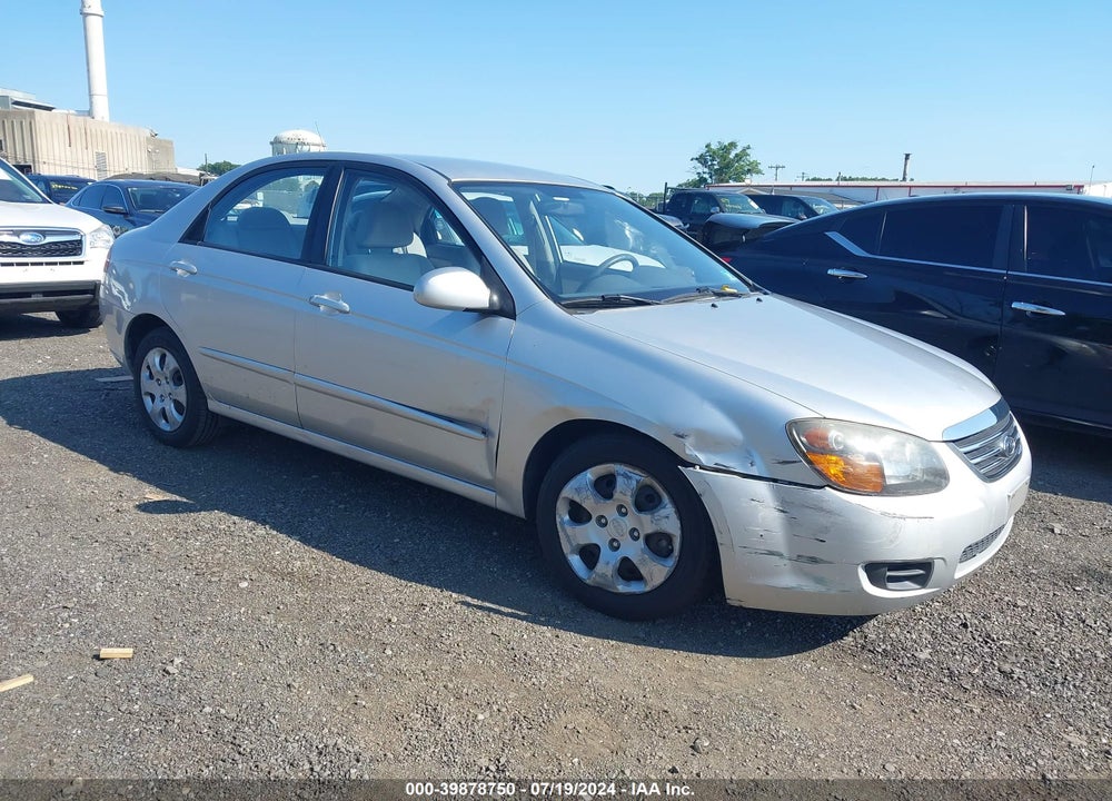 2009 KIA SPECTRA LX VIN: KNAFE222495639971