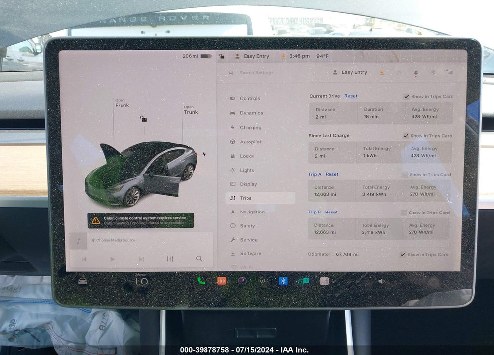 2018 TESLA MODEL 3 LONG RANGE/MID RANGE VIN: 5YJ3E1EA3JF050612