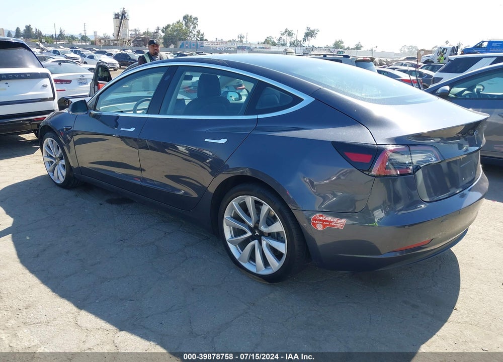 2018 TESLA MODEL 3 LONG RANGE/MID RANGE VIN: 5YJ3E1EA3JF050612