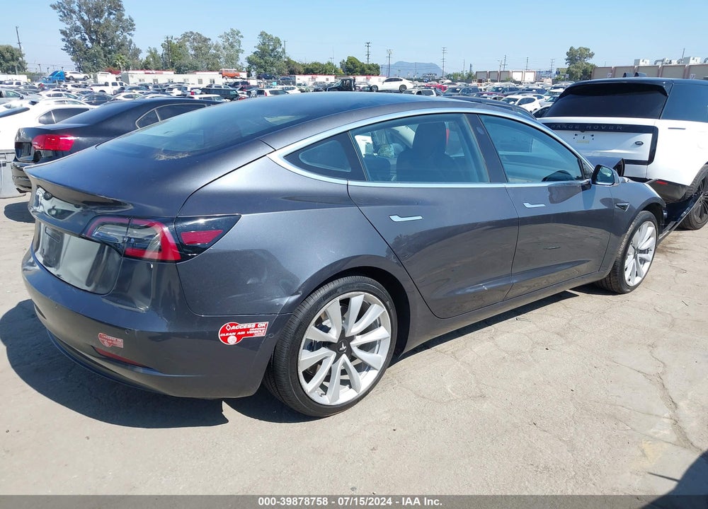 2018 TESLA MODEL 3 LONG RANGE/MID RANGE VIN: 5YJ3E1EA3JF050612