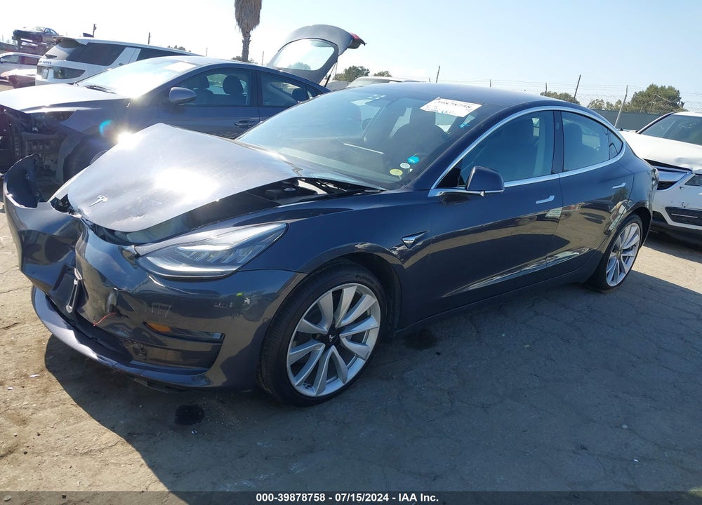 2018 TESLA MODEL 3 LONG RANGE/MID RANGE VIN: 5YJ3E1EA3JF050612