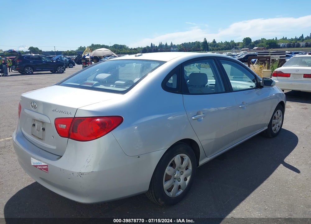 2008 HYUNDAI ELANTRA GLS/SE VIN: KMHDU46D38U279340