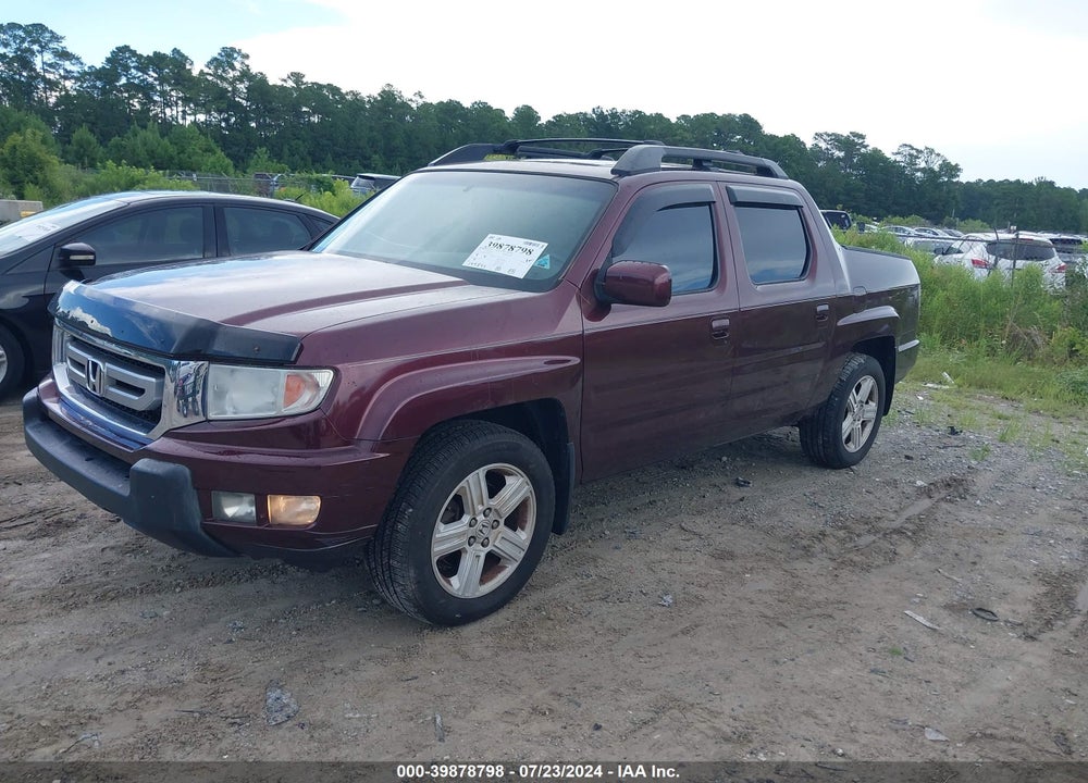 2011 HONDA RIDGELINE RTL VIN: 5FPYK1F51BB004883