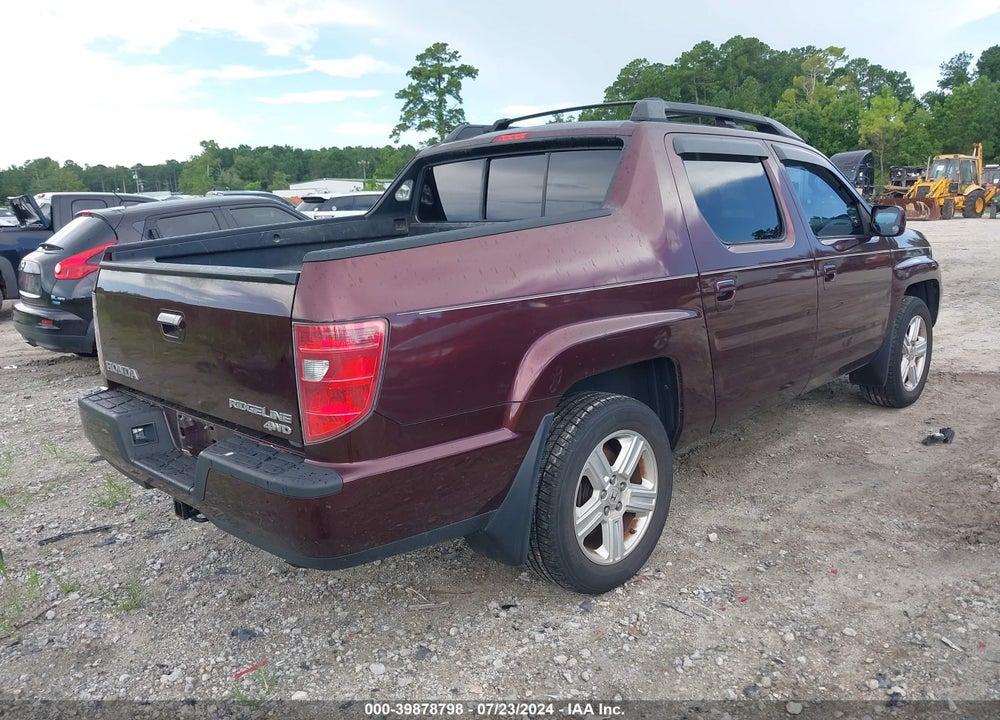 2011 HONDA RIDGELINE RTL VIN: 5FPYK1F51BB004883