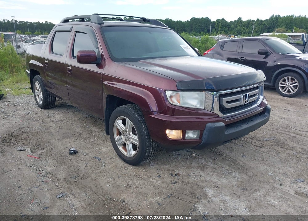 2011 HONDA RIDGELINE RTL VIN: 5FPYK1F51BB004883