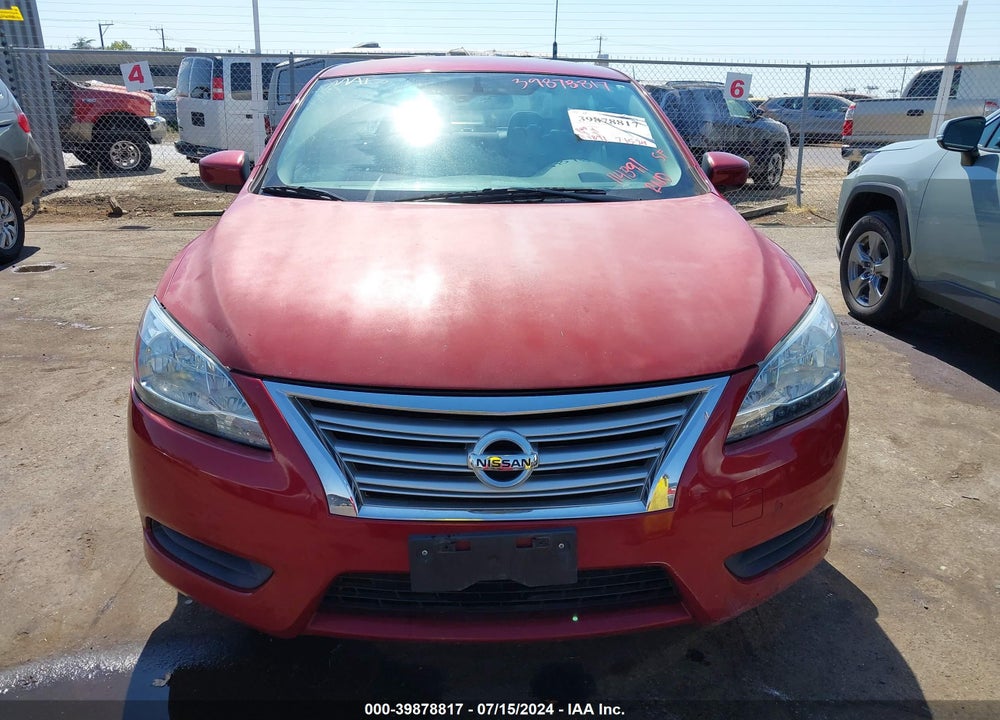 2013 NISSAN SENTRA SV VIN: 3N1AB7AP0DL725466