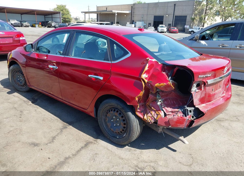 2013 NISSAN SENTRA SV VIN: 3N1AB7AP0DL725466