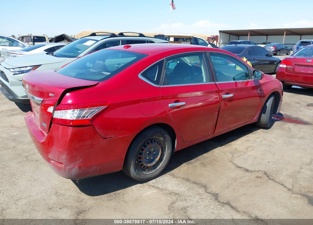 2013 NISSAN SENTRA SV VIN: 3N1AB7AP0DL725466