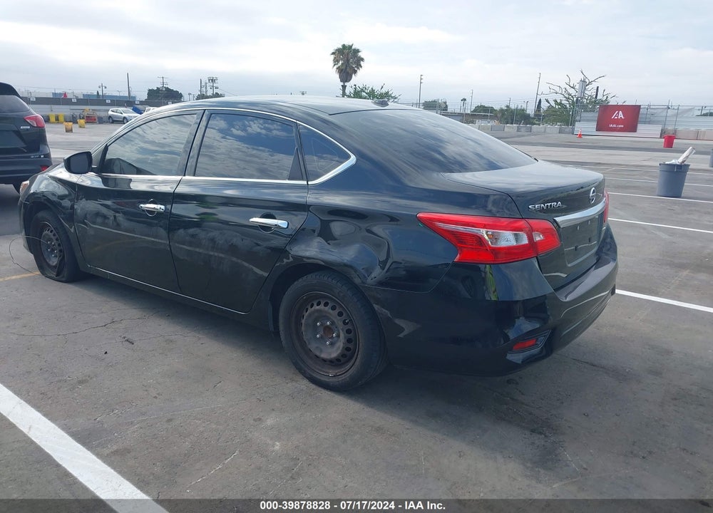 2017 NISSAN SENTRA SV VIN: 3N1AB7AP2HL652235