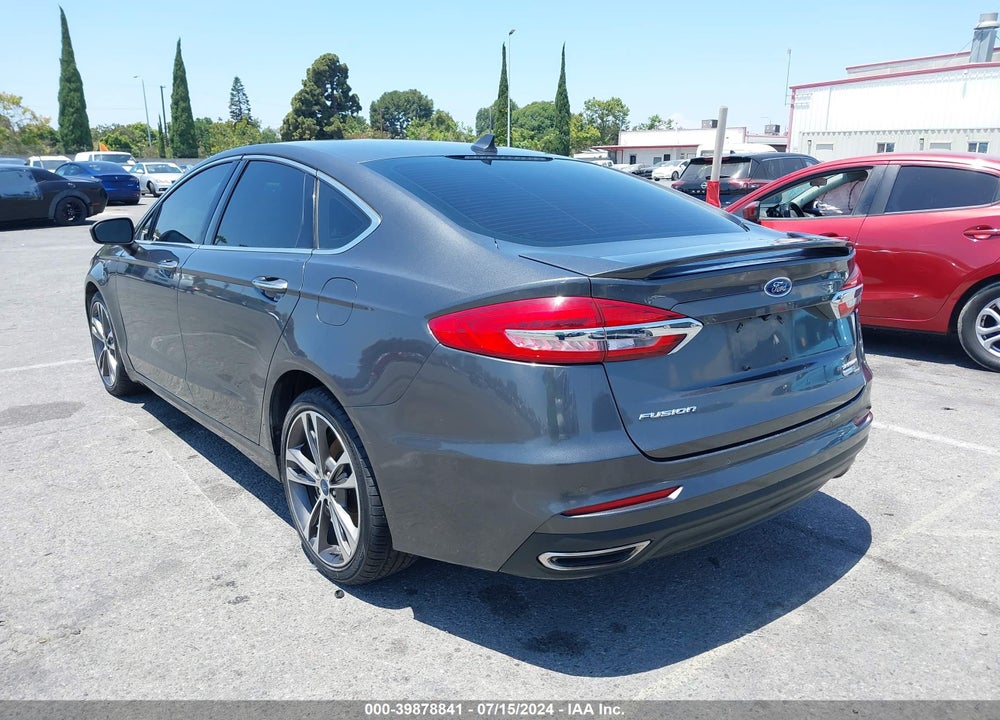 2019 FORD FUSION TITANIUM VIN: 3FA6P0D99KR206859