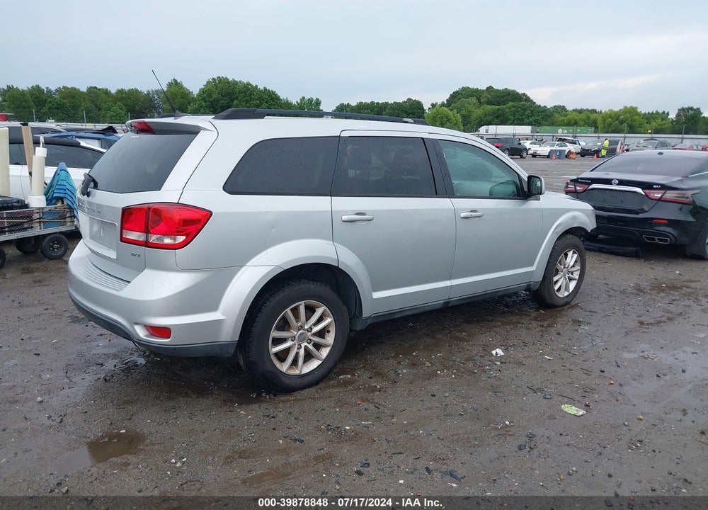 2014 DODGE JOURNEY SXT VIN: 3C4PDDBG9ET175698