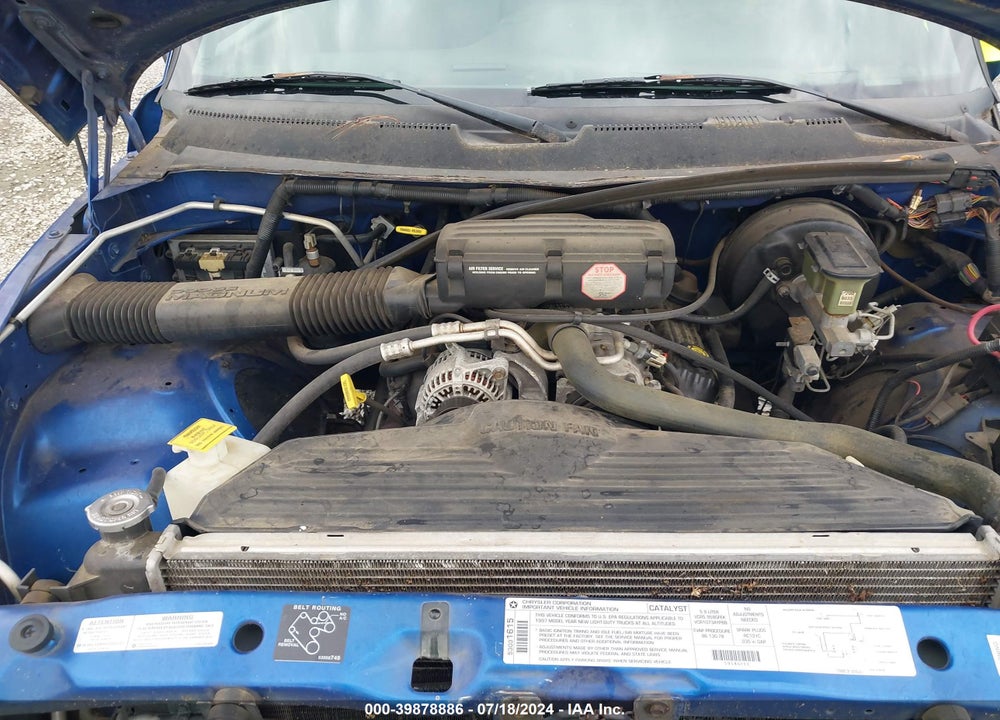 1997 DODGE RAM 1500 LT VIN: 1B7HC16Z2VJ590046