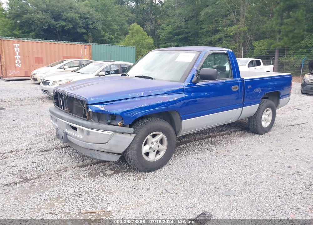 1997 DODGE RAM 1500 LT VIN: 1B7HC16Z2VJ590046