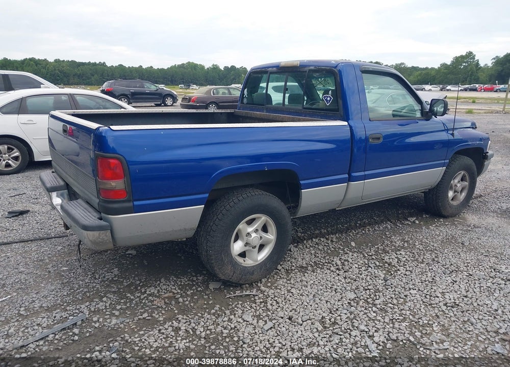 1997 DODGE RAM 1500 LT VIN: 1B7HC16Z2VJ590046