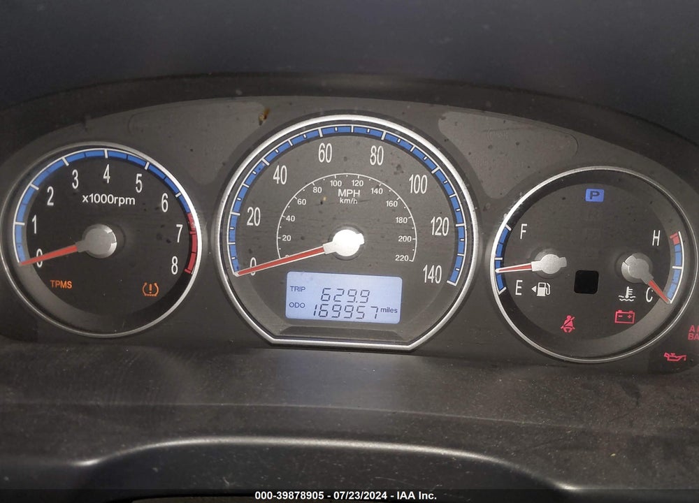 2009 HYUNDAI SANTA FE SE VIN: 5NMSH13E59H323424