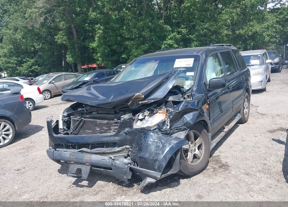 2008 HONDA PILOT EX-L VIN: 5FNYF28548B026532