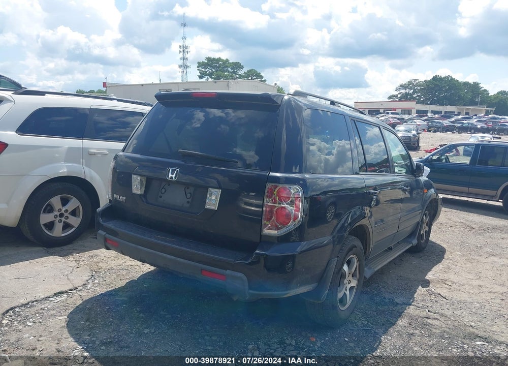 2008 HONDA PILOT EX-L VIN: 5FNYF28548B026532