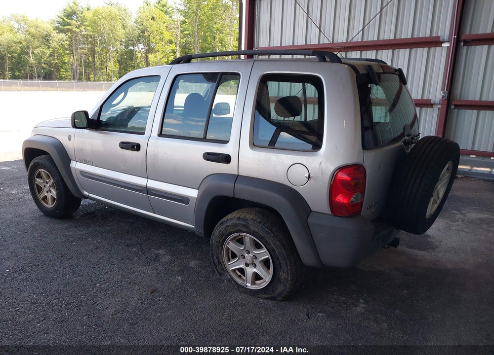 2004 JEEP LIBERTY SPORT VIN: 1J4GL48K64W229959