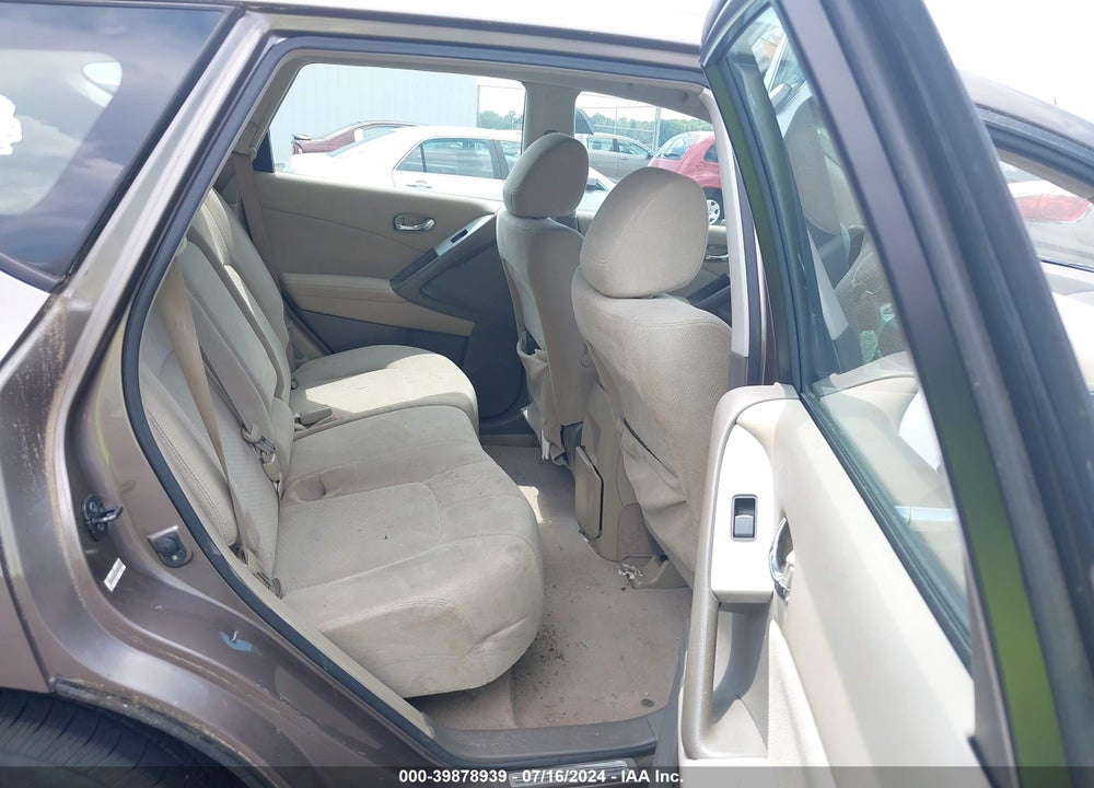 2009 NISSAN MURANO VIN: JN8AZ18UX9W004336