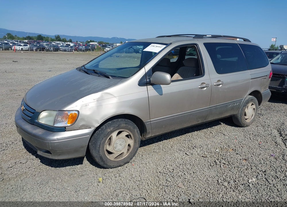 2002 TOYOTA SIENNA LE VIN: 4T3ZF13C52U469049