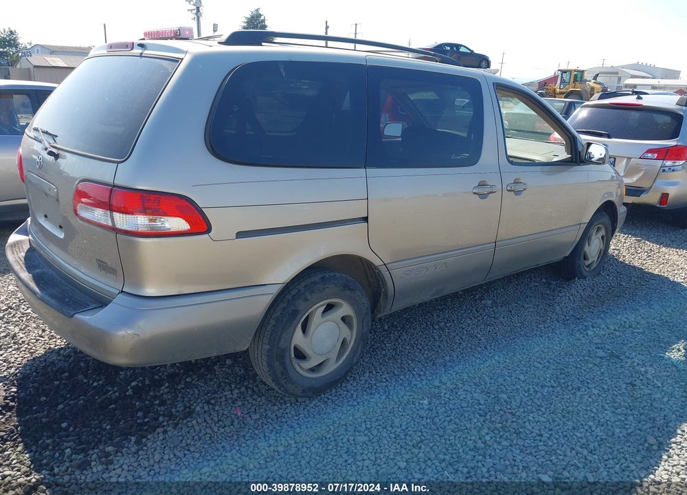 2002 TOYOTA SIENNA LE VIN: 4T3ZF13C52U469049