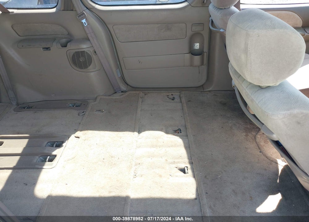 2002 TOYOTA SIENNA LE VIN: 4T3ZF13C52U469049