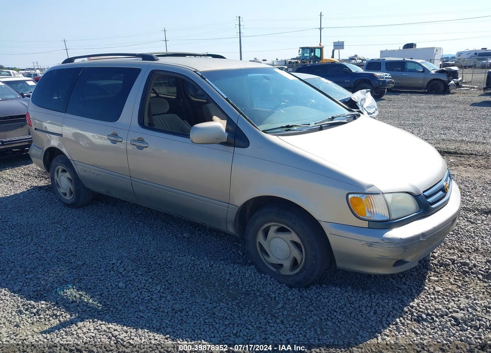 2002 TOYOTA SIENNA LE VIN: 4T3ZF13C52U469049