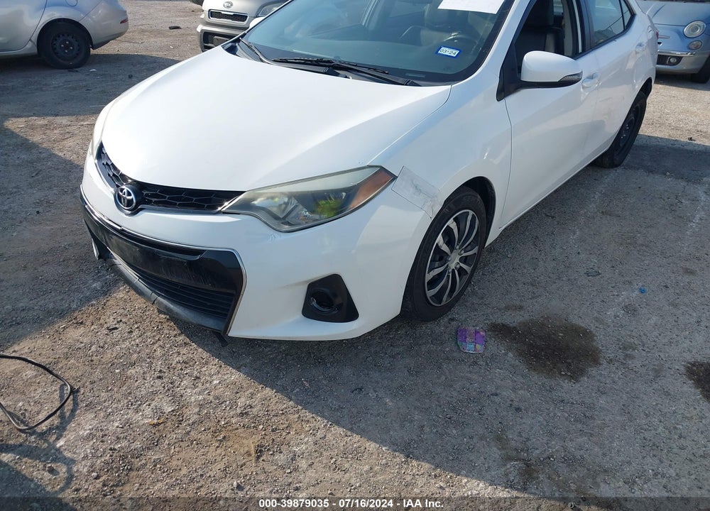 2016 TOYOTA COROLLA S VIN: 5YFBURHE0GP474435