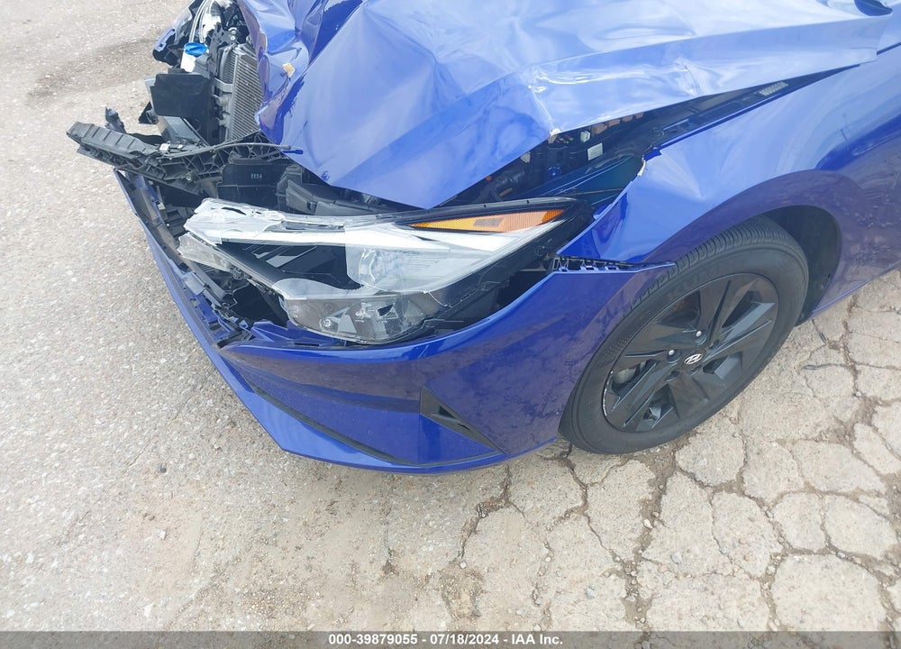 2023 HYUNDAI ELANTRA HYBRID BLUE VIN: KMHLM4AJ6PU054885