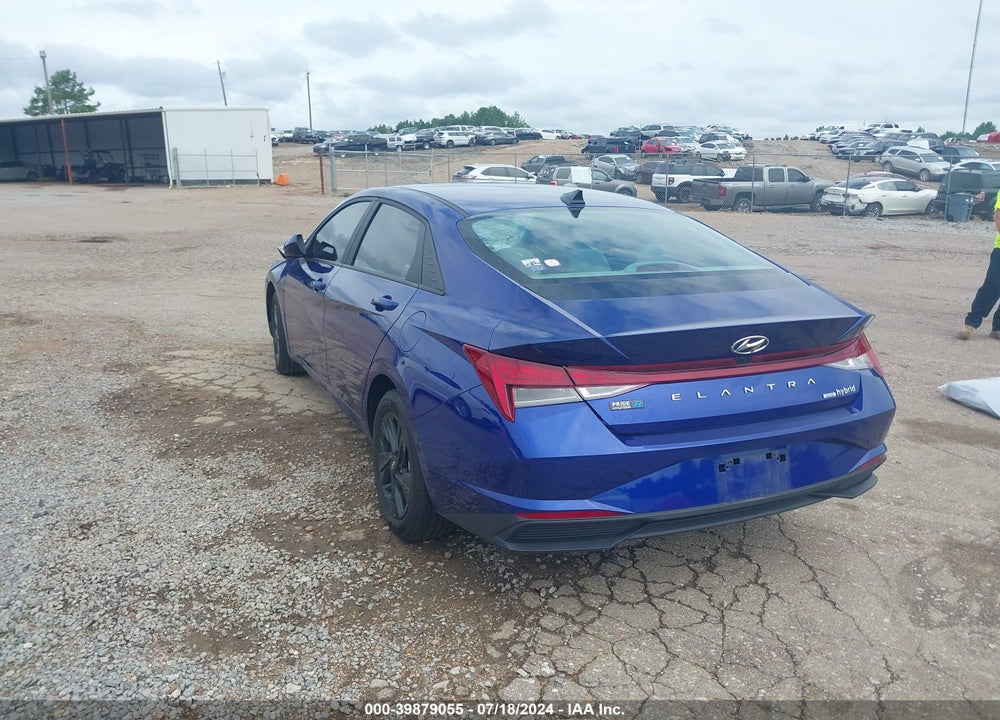 2023 HYUNDAI ELANTRA HYBRID BLUE VIN: KMHLM4AJ6PU054885