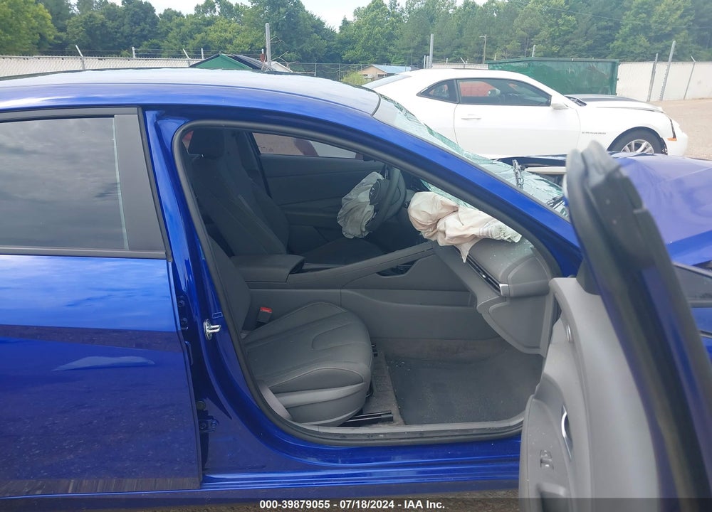 2023 HYUNDAI ELANTRA HYBRID BLUE VIN: KMHLM4AJ6PU054885
