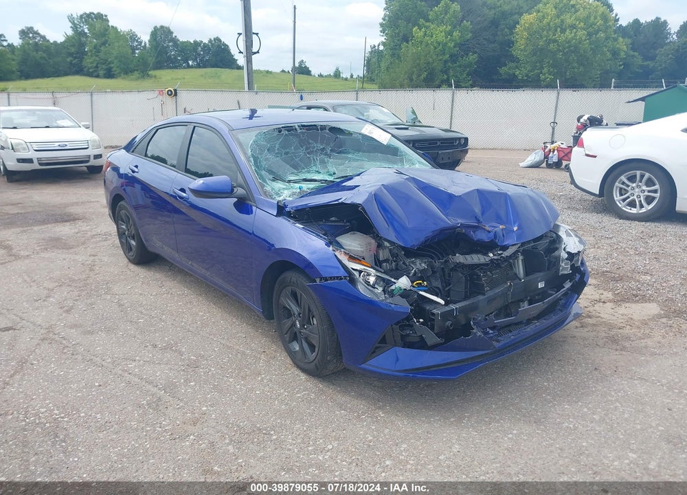 2023 HYUNDAI ELANTRA HYBRID BLUE VIN: KMHLM4AJ6PU054885