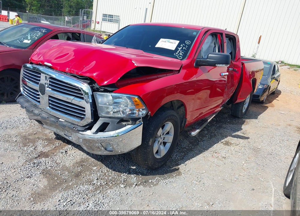 2016 RAM 1500 BIG HORN VIN: 1C6RR6LT9GS101100