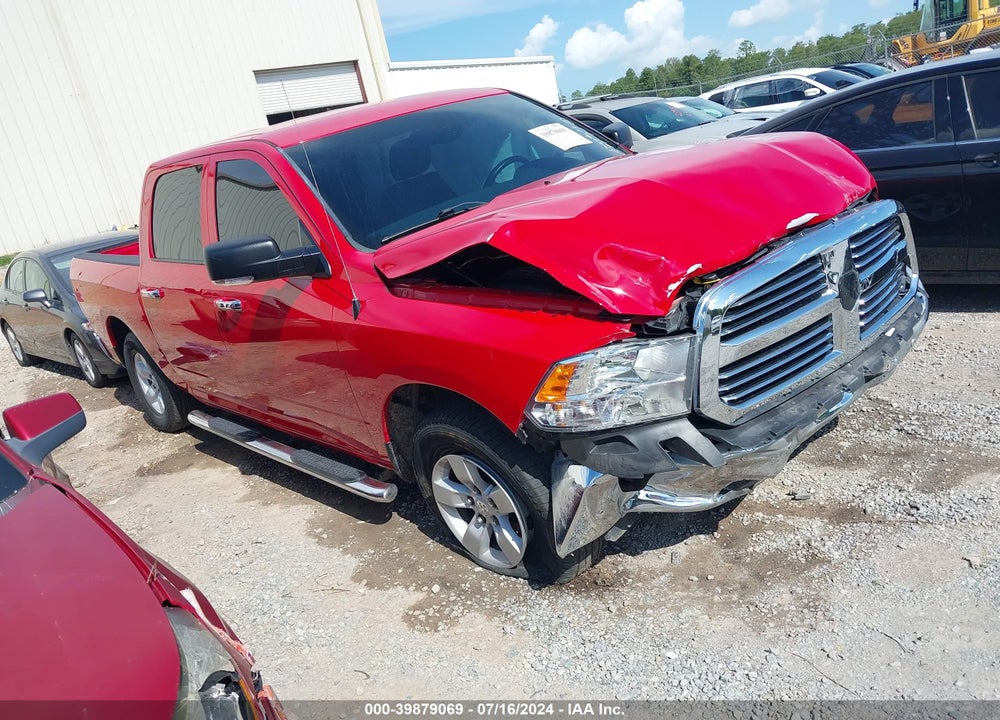 2016 RAM 1500 BIG HORN VIN: 1C6RR6LT9GS101100