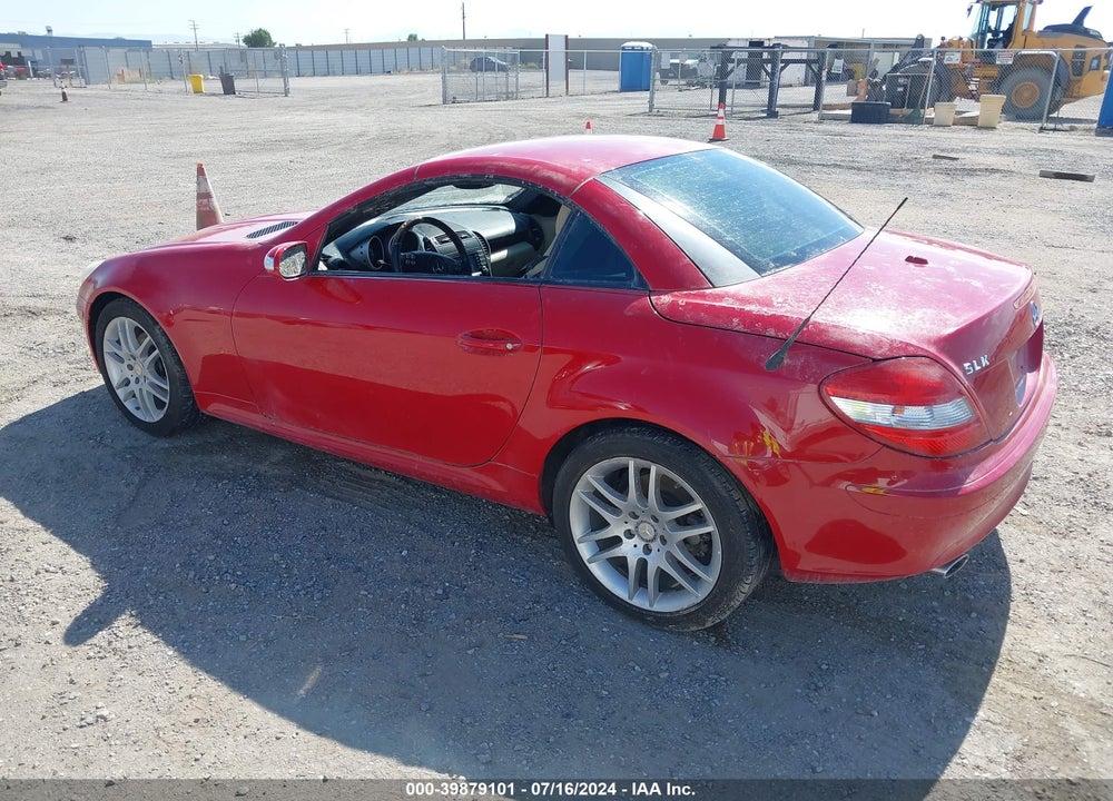 2008 MERCEDES-BENZ SLK 280 VIN: WDBWK54F98F178996