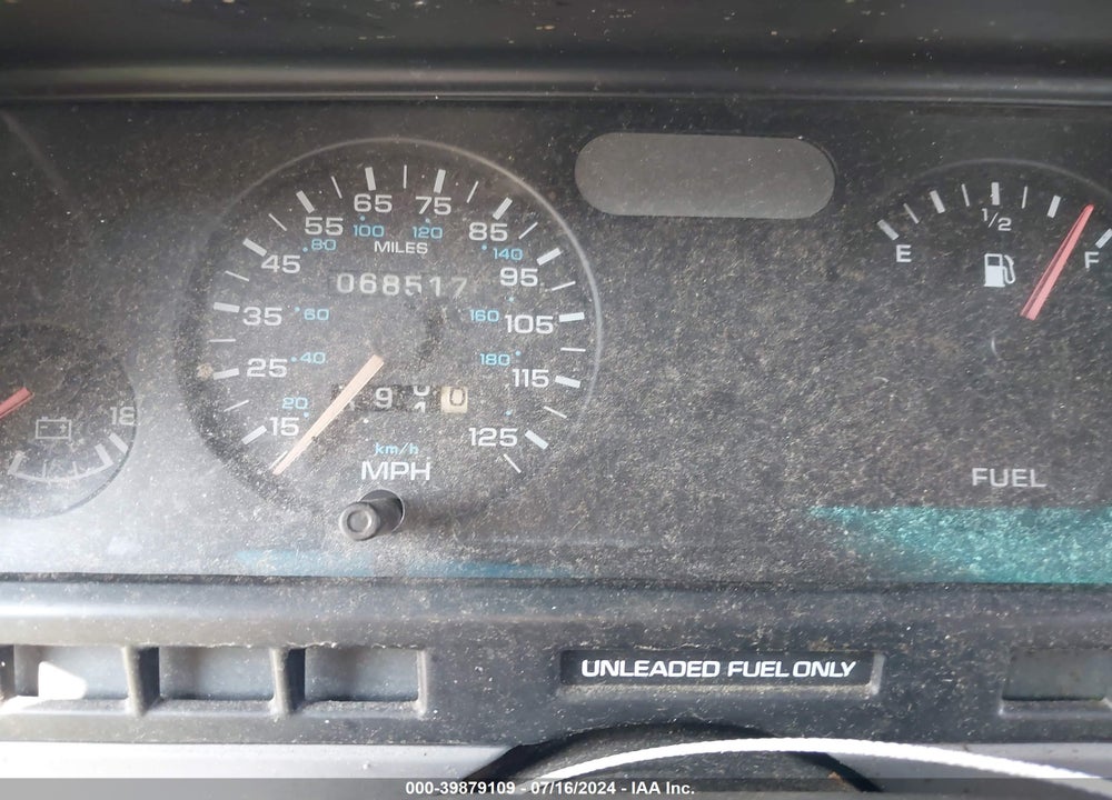 1994 DODGE SHADOW VIN: 1B3AP28D3RN101490