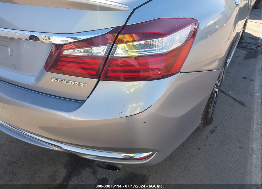 2016 HONDA ACCORD SPORT VIN: 1HGCR2F55GA205028