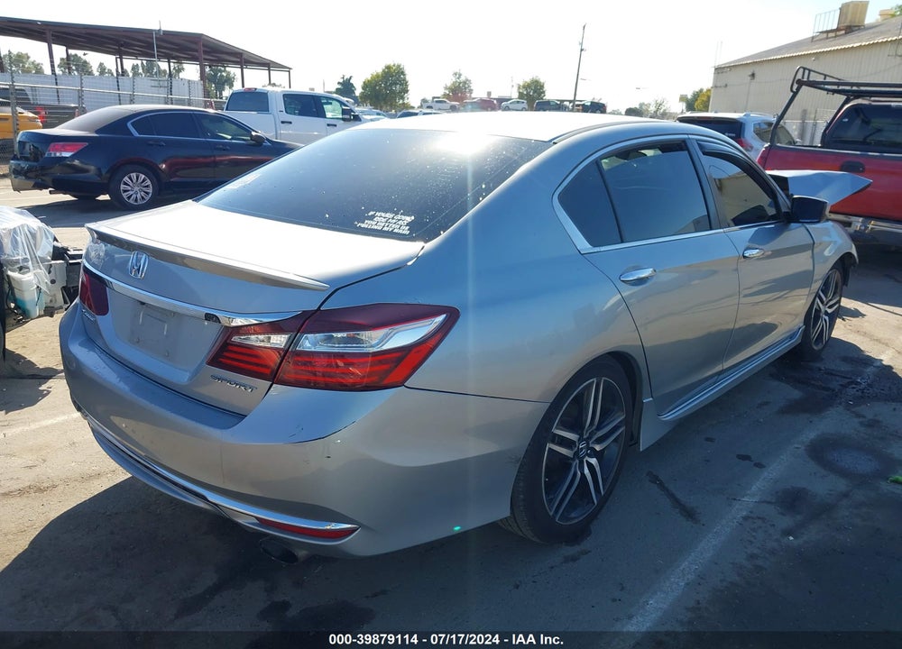 2016 HONDA ACCORD SPORT VIN: 1HGCR2F55GA205028
