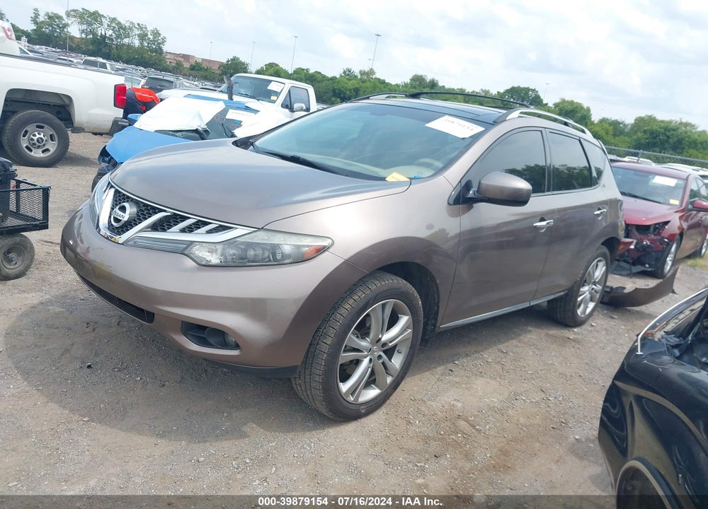 2011 NISSAN MURANO LE VIN: JN8AZ1MW5BW183639